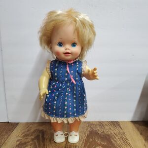 Baby Grows Up Doll 1978 Mattel 18 Inch Pull String original clothes Non Working